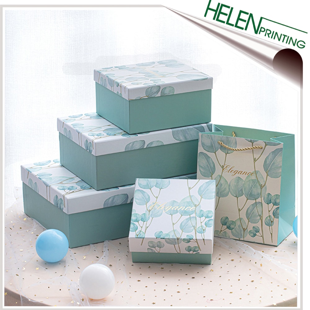 藍(lán)色禮物包裝盒